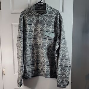 Southern Marsh Gray Patterned Men's Sweatshirt